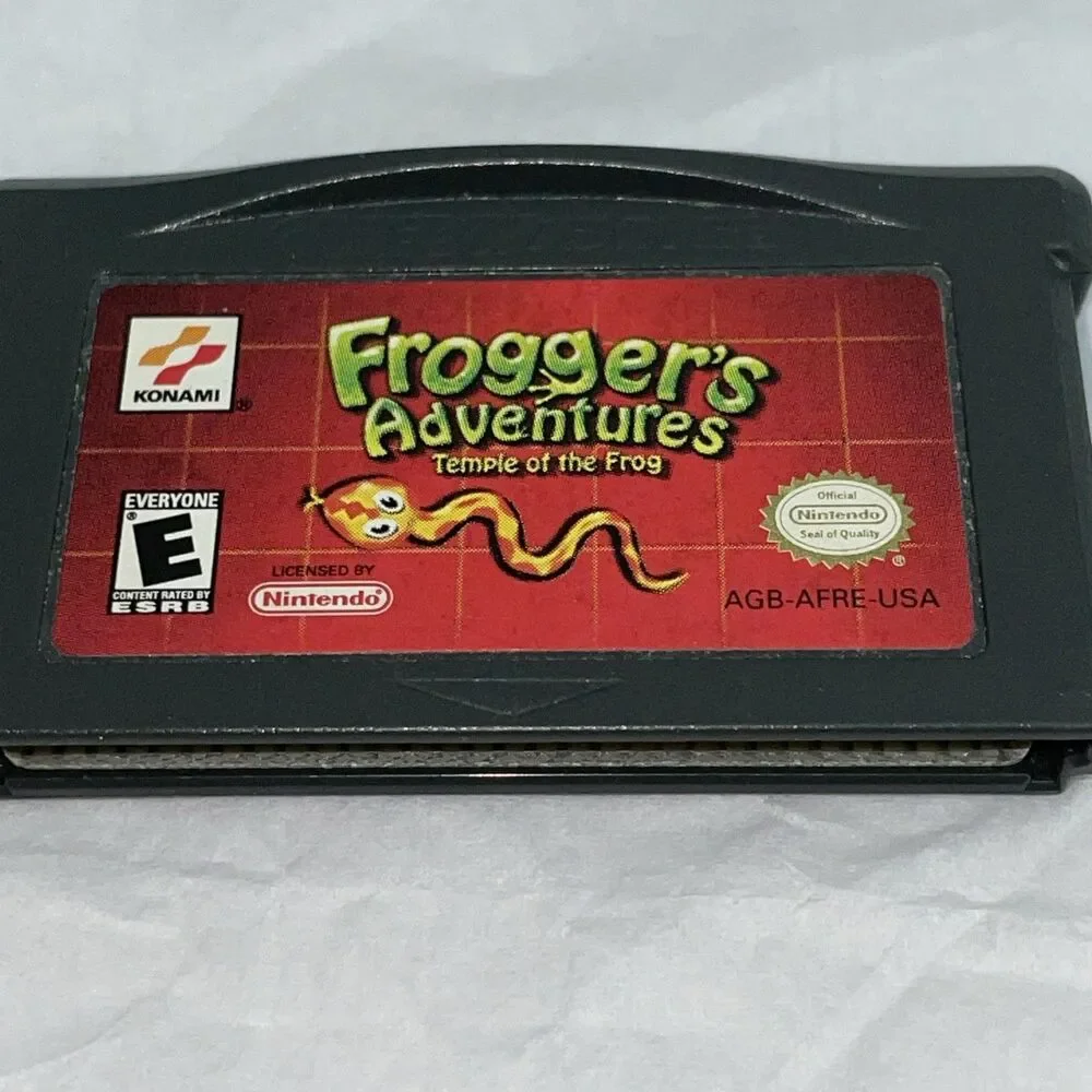 Frogger's Adventures Nintendo Game Boy Advance auth game Tested